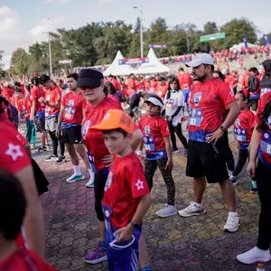 Corredores participantes de la Bimbo Global Race 2026 Colombia