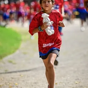 Participantes disfrutando el ambiente del día de carrera Bimbo Global Race