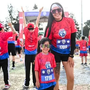 Momentos especiales en la zona de concentración de la Bimbo Global Race