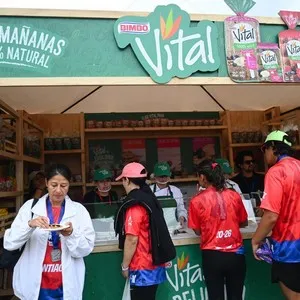 Stand de Vital en la Bimbo Global Race 2026