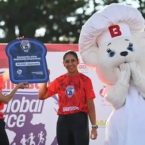 Participantes viviendo la experiencia de la Bimbo Global Race