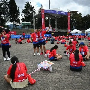 Momentos de alegría durante la Bimbo Global Race 2026