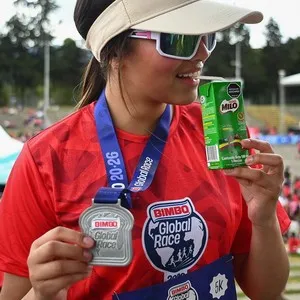 Felicidad de los corredores en Bimbo Global Race 2026
