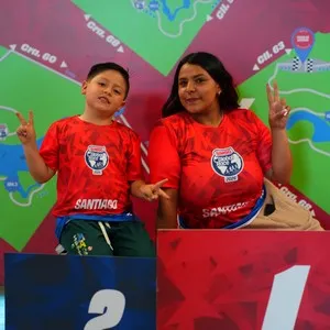 Asistentes preparándose para correr en la Bimbo Global Race en la Bimbo Global Race 2026