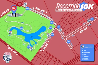 recorrido 10K Bimbo Global Race Colombia 2026